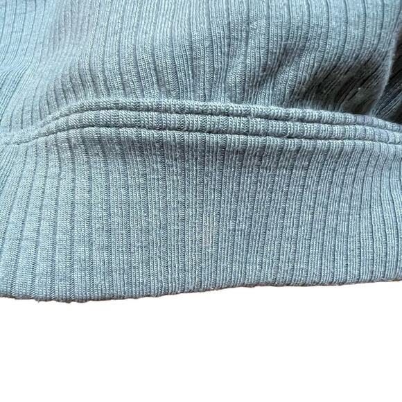 Alo Yoga Ribbed Blissful Bra | Small | Soft Seagrass - Picture 3 of 6